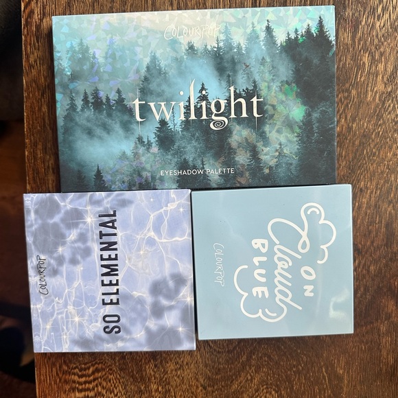 ColourPop Twilight Accents Palette Blue and Green